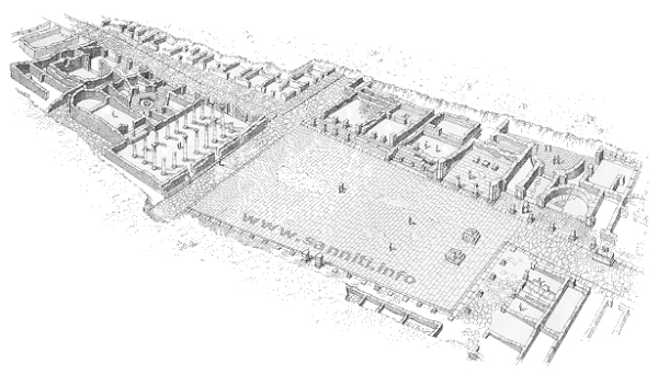 Saepinum - L'area del Foro romano